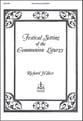 Festival Setting of the Communio SATB choral sheet music cover